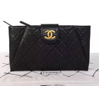 2015 New Chanel Bag Original Caviar Leather A45009 Black A45009