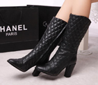 2015 chanel New Arrivals 12-inch heel Boots CHW0694