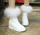2015 chanel New Arrivals Fox fur boots CHW0671