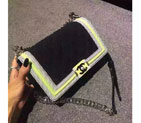 2016 Boy Chanel Flap Shoulder Bag Original Fabric A67086 Black A67086