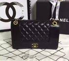 2016 Boy Chanel Flap Shoulder Bag Sheepskin Leather A1875 Black A1875