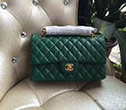 2016 Chanel 2.55 Series Flap Bag Green Original Sheepskin Leather 1112 Gold hardware 1112