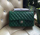 2016 Chanel 2.55 Series Flap Bag Green Original Sheepskin Leather 1112 Silver hardware 1112