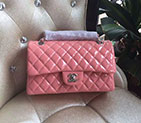 2016 Chanel 2.55 Series Flap Bag Original Patent Leather 1112 Pink with Silver hardware 1112