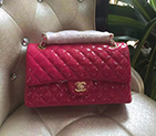 2016 Chanel 2.55 Series Flap Bag Original Patent Leather 1112 Rose with Gold hardware 1112