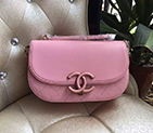 2016 Chanel A16850 Pink Original Sheepskin Leather Flap Bag A16850