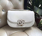 2016 Chanel A16850 White Original Sheepskin Leather Flap Bag A16850