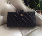 2016 Chanel Bag in original Lambskin Leather A69204 Black A69204