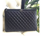 2016 Chanel Banquet Clutch Original Leather A80560 Black A80560
