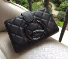 2016 Chanel Camellias Bi-Fold Wallet Original Leather A50080 Black A50087