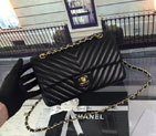 2016 Chanel Classic Flap Bag 1112 Black Original leather Gold 1112