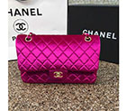 2016 Chanel Classic Flap Bag 1112 Original Purple velvet with Gold 1112