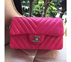 2016 Chanel Classic Flap Bags Original Sheepskin leather 1116 in Rose with Silver hardware 1116