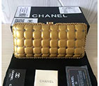 2016 Chanel Clutch Dinner Bag Original Sheepskin Leather A94432 Gold A94432