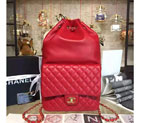 2016 Chanel Original Sheepskin Leather Backpack A94430 Red A94430