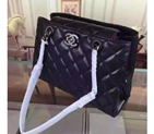 2016 Chanel Shoulder Bag in original Leather A93021 Black A93021