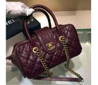 2016 Chanel Tote Bags Original Caviar Leather A98050 Burgundy A98050
