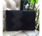 2016 Chanel iPad A4 Bag Lambskin Leather A82089 Black with Silver A82089