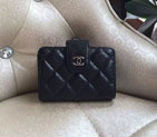 2016 Chanel multi-card bit card package Original Caviar Leather A80813 Black A80813