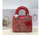 2016 MINI LADY DIOR BAG Red
