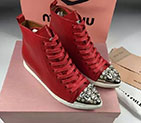 2016 Miu Miu women shoes in Calfskin leather