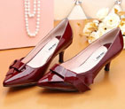2016 Miu Miu women shoes in Patent leather Heel Height 5cm