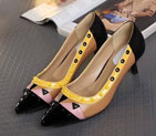 2016 New Fendi women shoes in Calfskin leather with Heel Height 4.5cm FSW0043