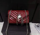 2016 Yves Saint Laurent Classic Monogramme Flap Bag Y9962 Burgundy