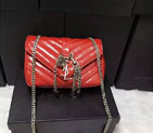 2016 Yves Saint Laurent Classic Monogramme Flap Bag Y9962 Red