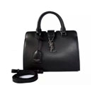 2016 Yves Saint Laurent Cowhide leather Top Handle Bag Y2764 Black