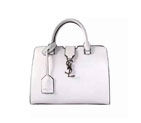 2016 Yves Saint Laurent Cowhide leather Top Handle Bag Y2764 White