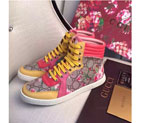 2016 gucci women Sneakers shoes with Rose pattern