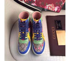 2016 gucci women Sneakers shoes with Rose pattern