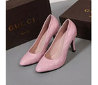2016 gucci women high-heeled shoes in Calfskin leather 9CM