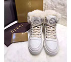 2016 gucci women sneakers shoes in Calfskin leather