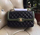 2017 Chanel Classic Flap Bag Black Original Sheepskin Leather 1112 Gold hardware 1112