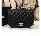 2017 Chanel Classic Mini Flap Bags Original Calfskin leather A1116 in Black A1116