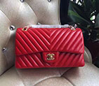 2017 Chanel Latest 2.55 Series Flap Bag Red Original Sheepskin Leather 1112 Gold hardware 1112