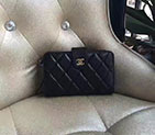 2017 Chanel Matelasse Bi-Fold Wallet Black Original Caviar A48667 Gold A48667