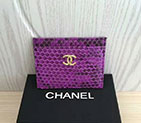 2017 Chanel Original python leather card case A31510 A31510