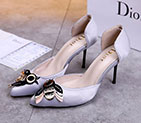 2017 Dior women shoes in silk satin