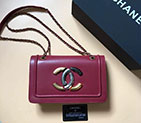 2017 Le Boy Chanel Flap Shoulder Bag Original Sheepskin Leather A93484 Burgundy A93484