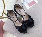 2017 Miu Miu women Sandals in silk Heel Height 12cm BMS0236