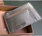 2017 MiuMiu Card pack Coin Purse in Original leather MC446 MC446