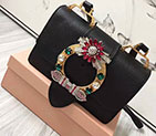 2017 MiuMiu Shoulder BAG IN LEATHER 5BH609