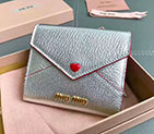 2017 MiuMiu Three fold wallet in Original leather 5MH014 5MH014