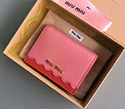 2017 Miumiu Calfskin leather wallet 5MV204 5MV204