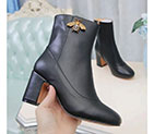 2017 gucci women Boots shoes in Calfskin leather Heel Height 7.5cm