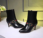 2017 gucci women Boots shoes in Calfskin leather Heel Height 7.5cm