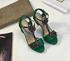 2017 gucci women high-heeled shoes Heel Height 8.5cm